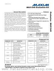 MAX1549 datasheet pdf MAXIM - Dallas Semiconductor