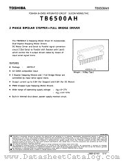 TB6500 datasheet pdf TOSHIBA