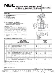 NE678M04 datasheet pdf NEC