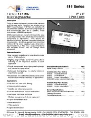 818H8E datasheet pdf Frequency Devices