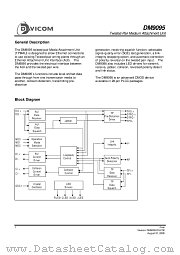 DM9095L datasheet pdf Davicom Semiconductor