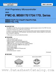 MB89P173PF datasheet pdf Fujitsu Microelectronics