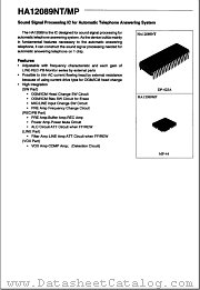 HA12089MP datasheet pdf Hitachi Semiconductor