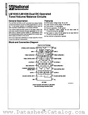 LM1036 datasheet pdf National Semiconductor
