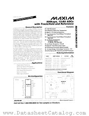 MAX122ACAG datasheet pdf MAXIM - Dallas Semiconductor