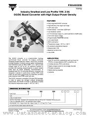 FX5545G2063V3B5 datasheet pdf Vishay