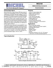 MIC3000 datasheet pdf Micrel Semiconductor