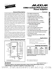 MAX1799AEGP datasheet pdf MAXIM - Dallas Semiconductor