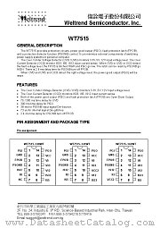 WT7515-141WT datasheet pdf Weltrend Semiconductor