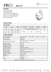 FRC1BA-1ANS-DC12V datasheet pdf etc
