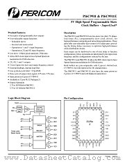 PI6C9911E-2J datasheet pdf Pericom Technology
