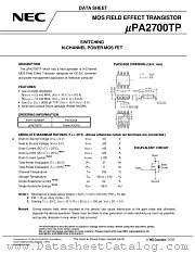 UPA2700TP datasheet pdf NEC
