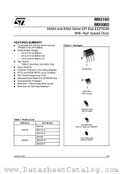 M95160-DW6T datasheet pdf ST Microelectronics