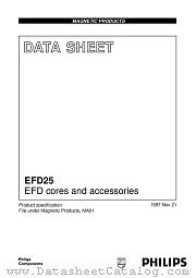 EFD25-3F3 datasheet pdf Philips