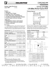 CFK2162-P5-000T datasheet pdf CELERITEK