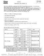 MB4752A datasheet pdf Fujitsu Microelectronics