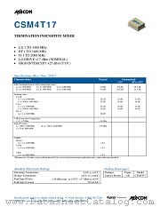 CSM4T17 datasheet pdf MA-Com