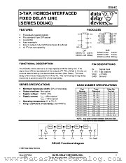 DDU4C-5200 datasheet pdf Data Delay Devices Inc