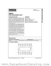 DM9334N datasheet pdf Fairchild Semiconductor
