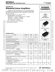 CA5800C datasheet pdf Motorola