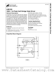 LM5109SDX datasheet pdf National Semiconductor