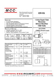 ER1VG datasheet pdf Micro Commercial Components