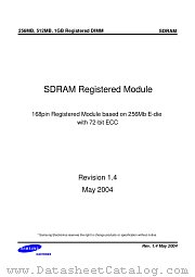 M390S6450ETU-C7A datasheet pdf Samsung Electronic