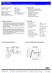 XC6212D302MR datasheet pdf Torex Semiconductor