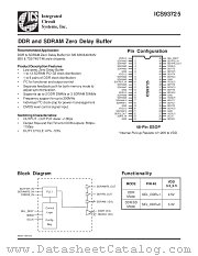 ICS93725 datasheet pdf Integrated Circuit Systems