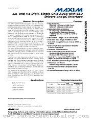 MAX1499ECJ datasheet pdf MAXIM - Dallas Semiconductor