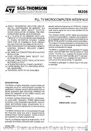 M206B1 datasheet pdf ST Microelectronics