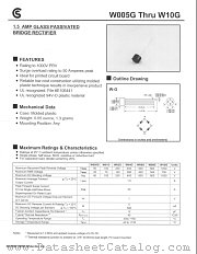 W03G datasheet pdf Fuji Electric