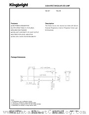 W914AT datasheet pdf Kingbright Electronic