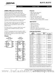 EL5372IU-T13 datasheet pdf Intersil
