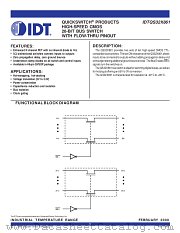 IDTQS32X861Q1G datasheet pdf IDT
