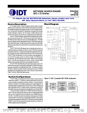 75P42100 datasheet pdf IDT