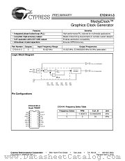 CY24141ZC-3 datasheet pdf Cypress