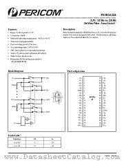 PI3B16224BE datasheet pdf Pericom Technology
