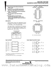 54AC11002 datasheet pdf Texas Instruments