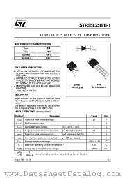 STPS15LB-TR datasheet pdf ST Microelectronics