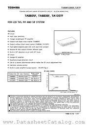 TA8836F datasheet pdf TOSHIBA