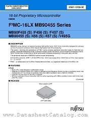MB90F456S datasheet pdf Fujitsu Microelectronics