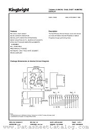 DA03-11EWA datasheet pdf Kingbright Electronic