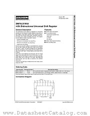 DM74LS194AM datasheet pdf Fairchild Semiconductor