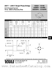 1210FA datasheet pdf Voltage Multipliers