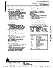 TMS29F800B-120CDBJE datasheet pdf Texas Instruments