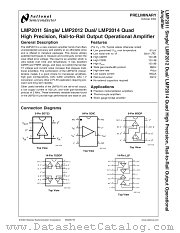 LMP2014SDX datasheet pdf National Semiconductor