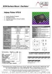 VF315P6.0MC1 datasheet pdf ECM Electronics
