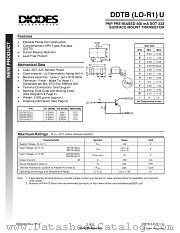 DDTB122TU-7 datasheet pdf Diodes