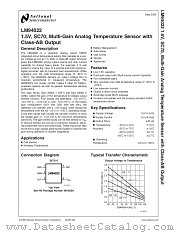 LM94022BIMG datasheet pdf National Semiconductor